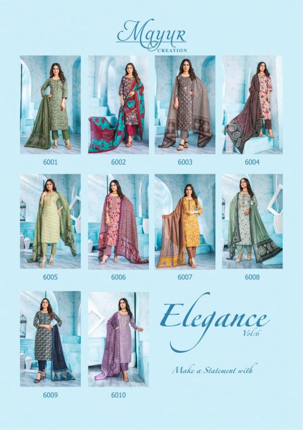 Mayur Elegance Vol-6 – Kurti Pant With Dupatta